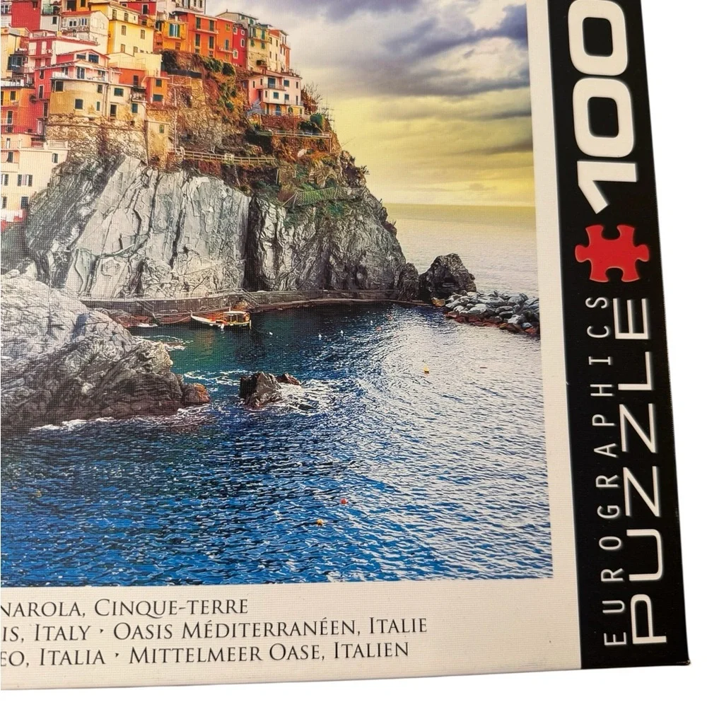 1000 Piece Mediterranean Oasis Italy Manarola Cinque-Terre puzzle Ocean City